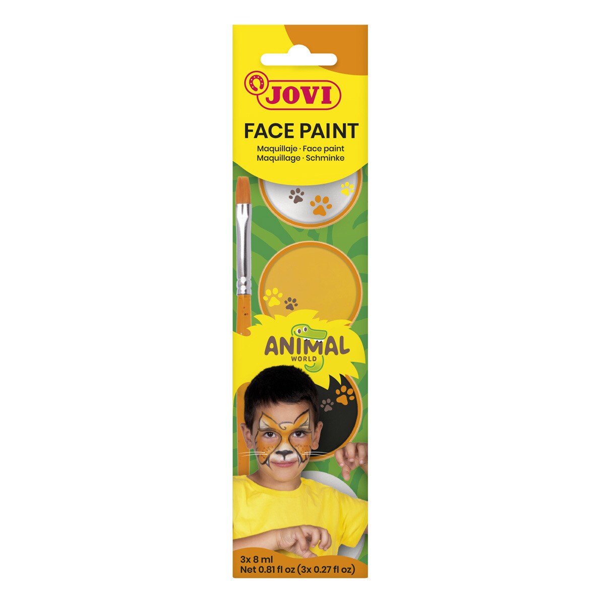 Imagem 0 de Pintura facial ANIMALS - maquilhagem em creme Jovi Multicolor