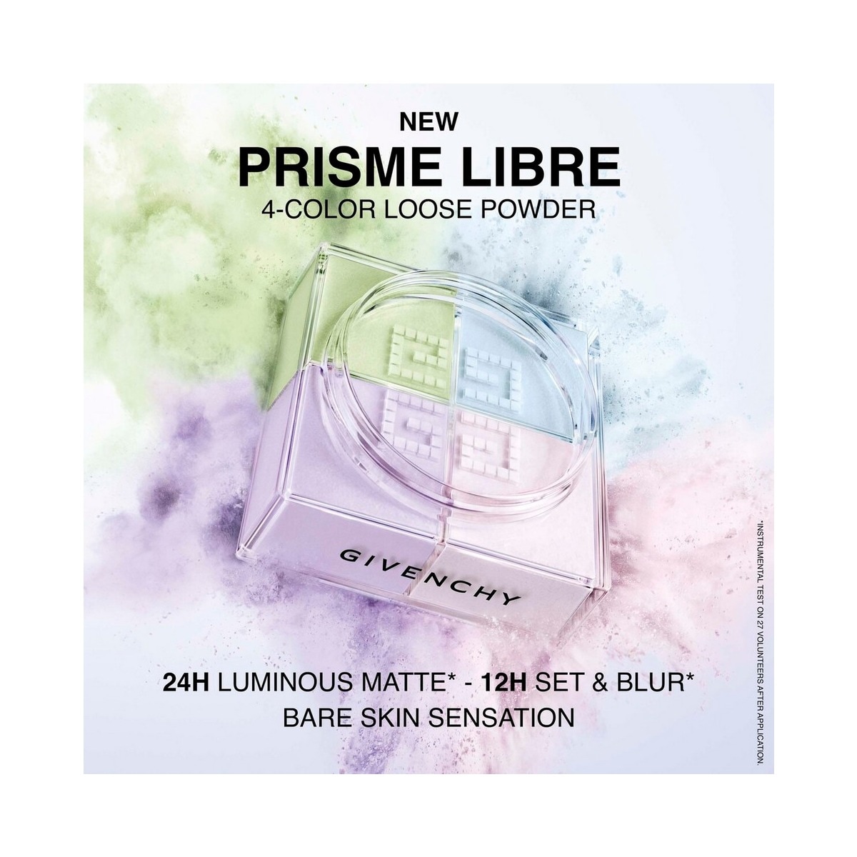 Prisme Libre Mini Pó Solto Satin Blanc-5