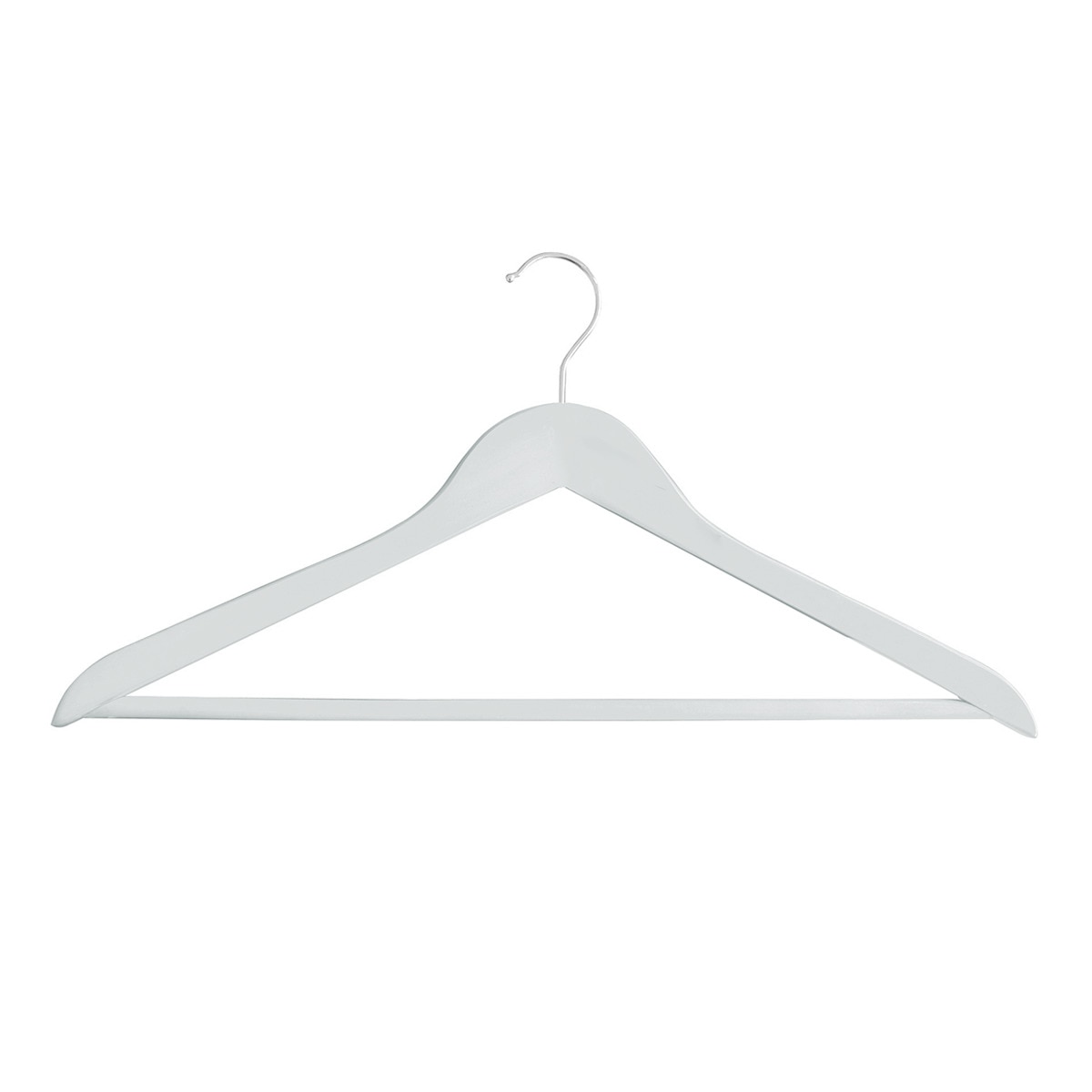 Conjunto de 3 Cabides de Madeira Stock Branco-2