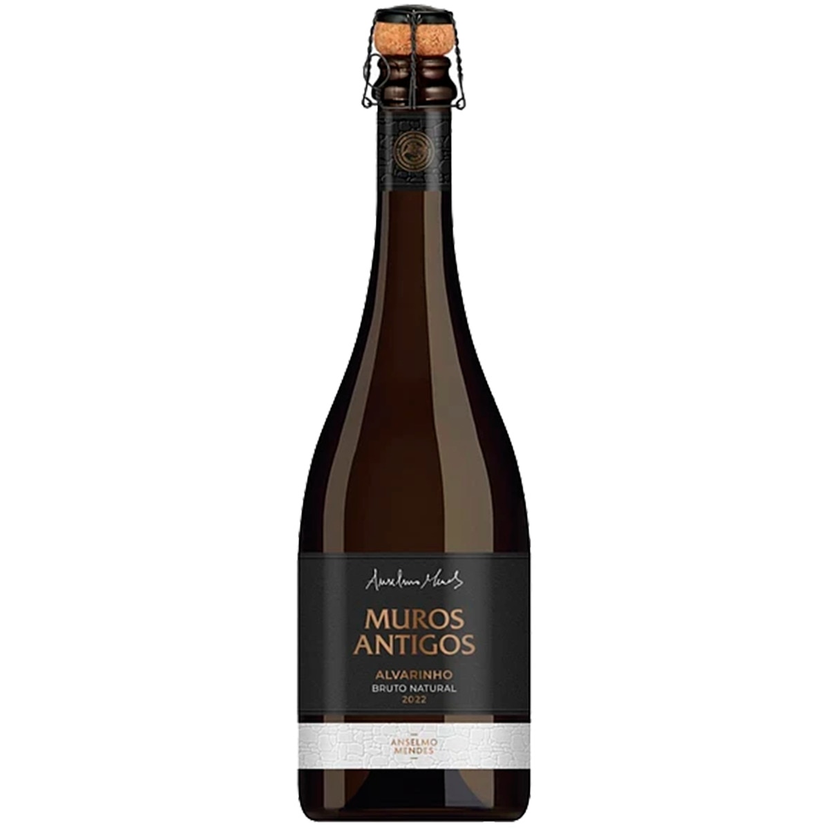 Espumante Alvarinho Bruto Natural garrafa 75 cl