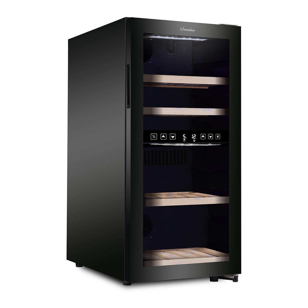 Vinoteca La Sommeliere para 45 botellas - SLS45DZ Negro-1