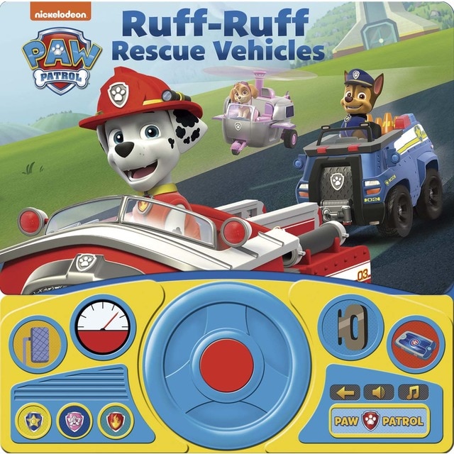Imagen 0 de Steering Wheel Book: PAW Patrol "Ruff-Ruff Rescue Vehicles"  (Tapa dura)