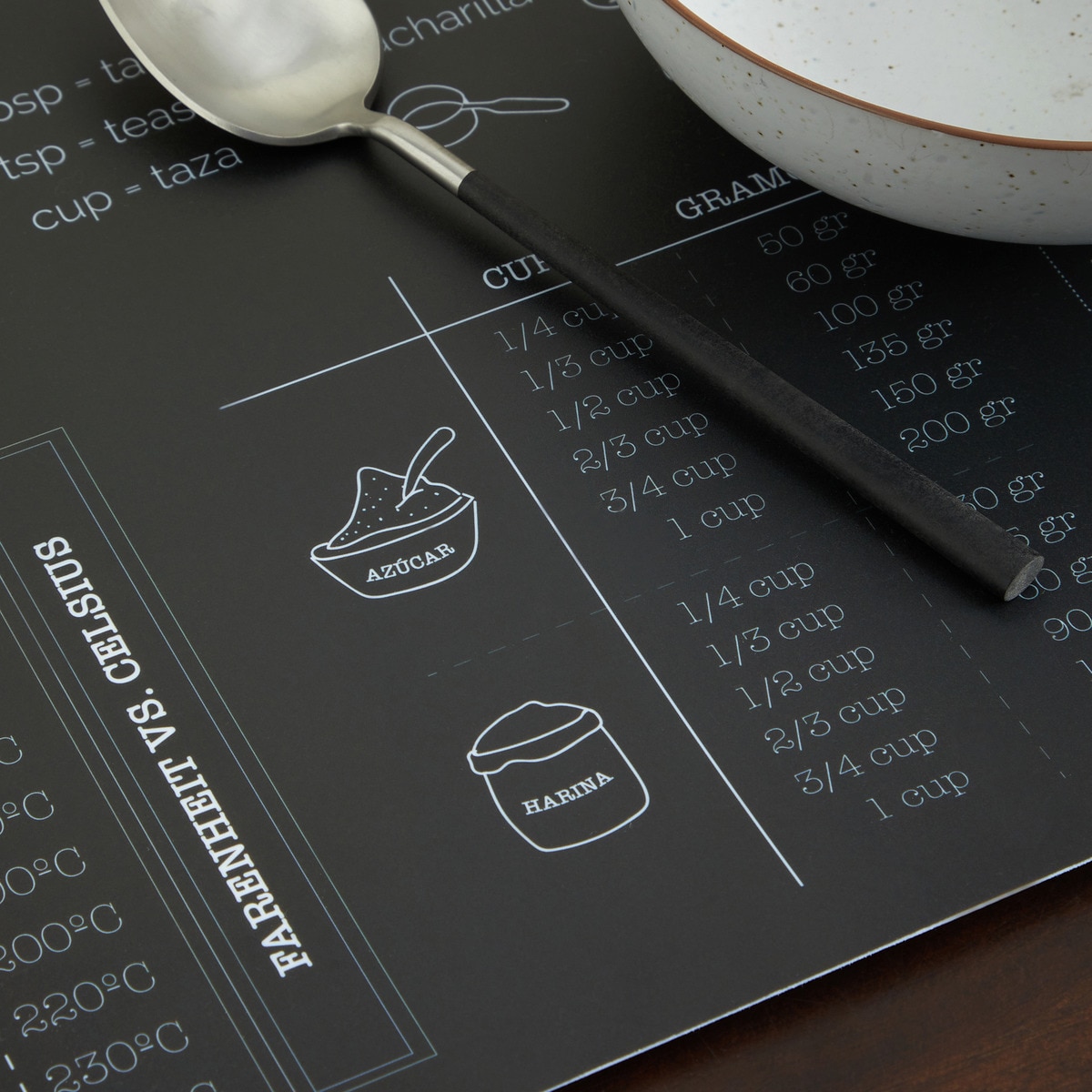 Individual de PVC Medidas Antracite-2
