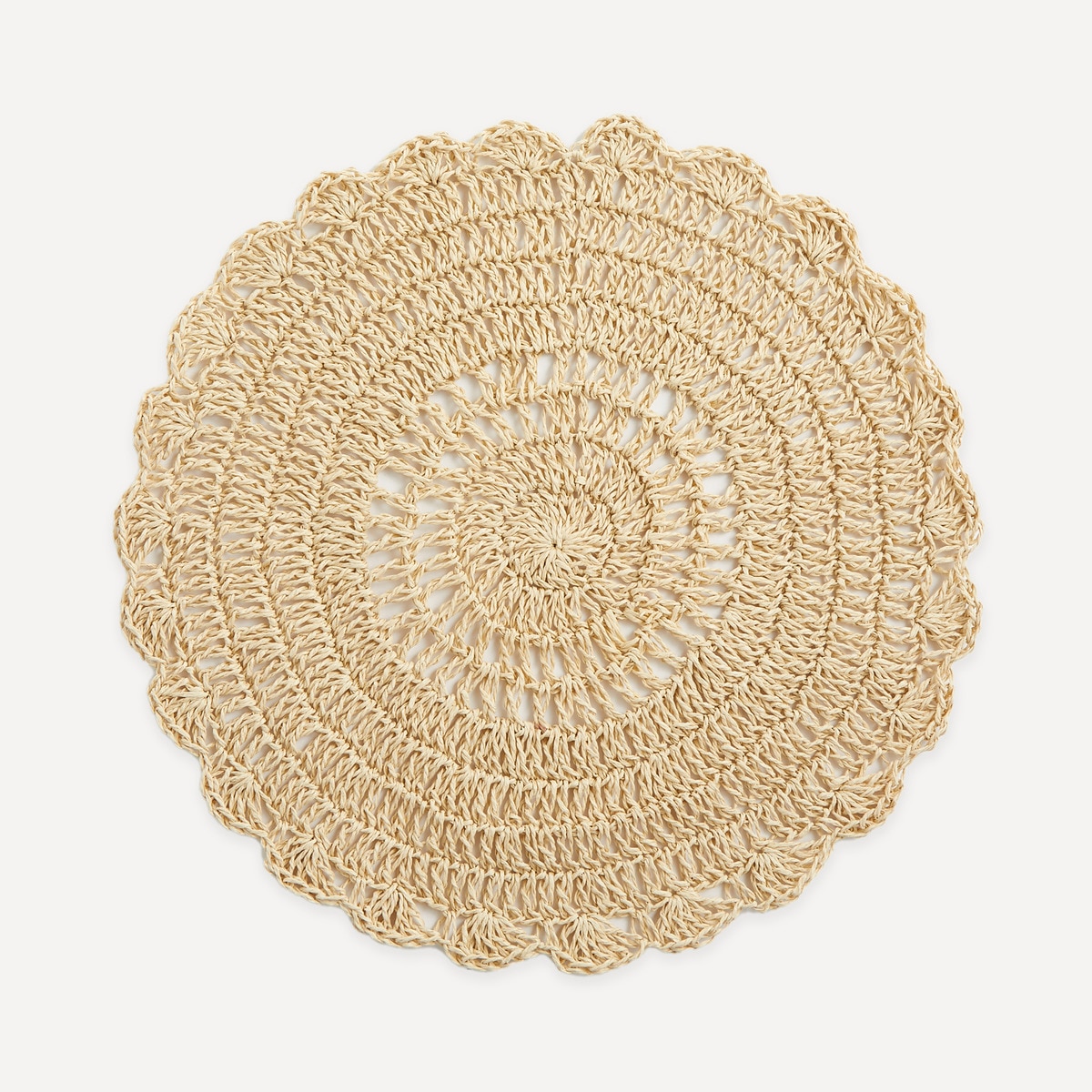 Individual Crochet Natural-3
