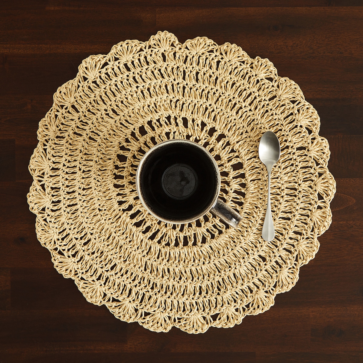 Individual Crochet Natural-1
