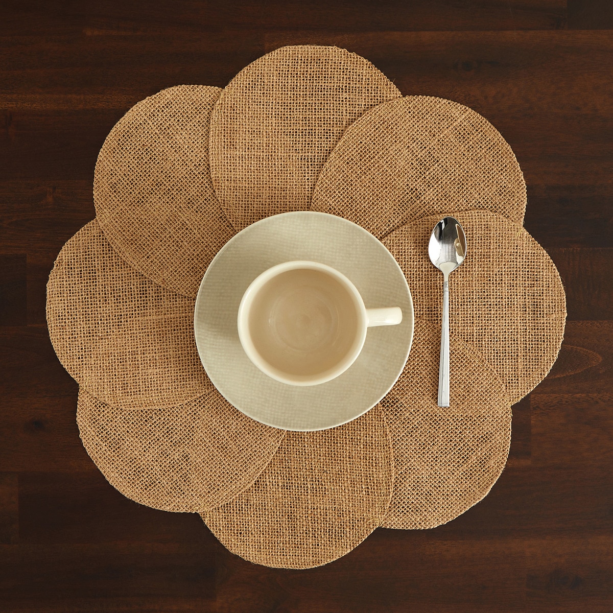 Individual de Juta Flor Torrado-1