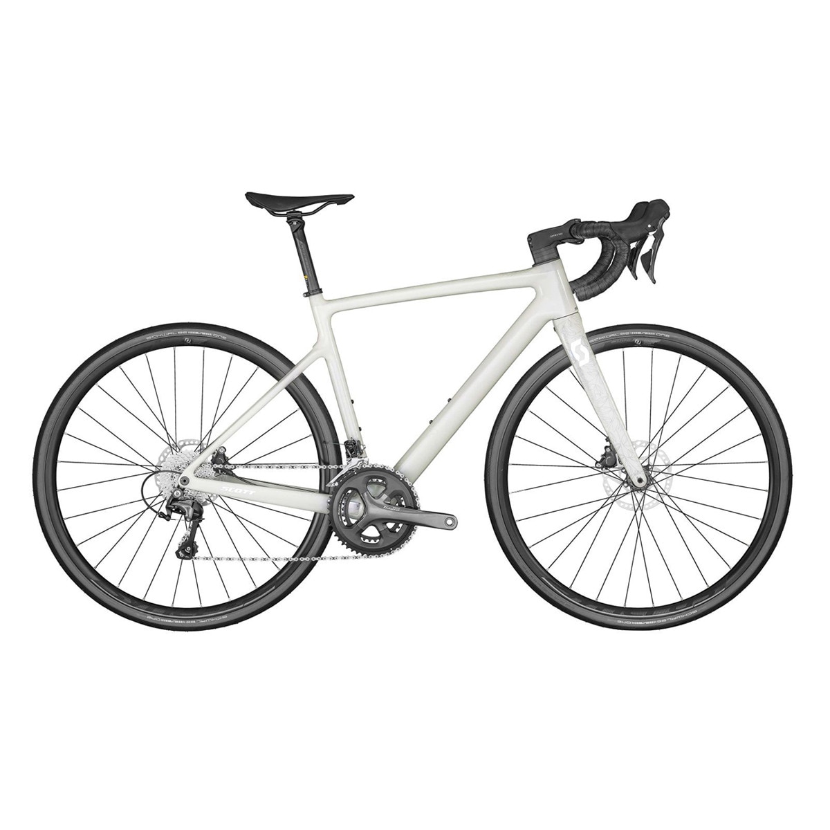 Bicicleta de carretera de mujer Contessa Addict 35 Scott L Blanco