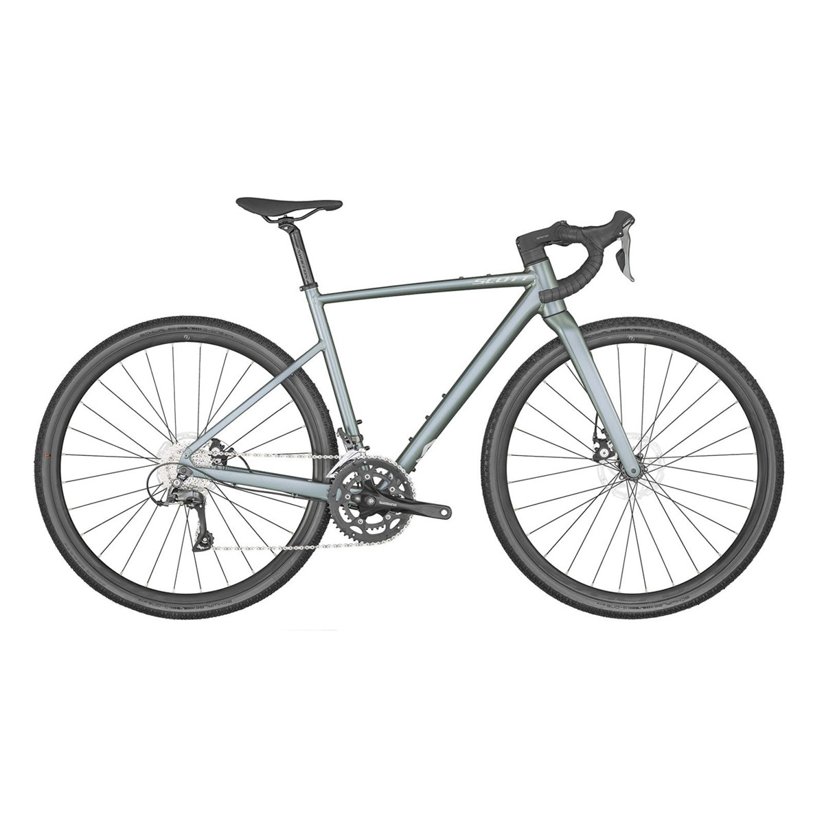 Bicicleta de carretera de mujer Contessa Speedster Gravel 35 Scott XXS Azul  grisáceo