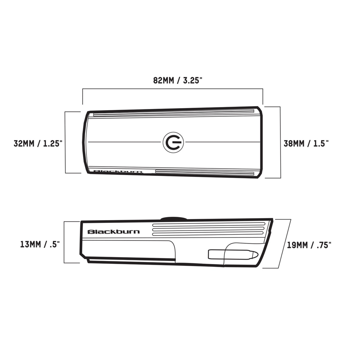 Luz Frontal BBN Dayblazer 550 USB-C Branco-5