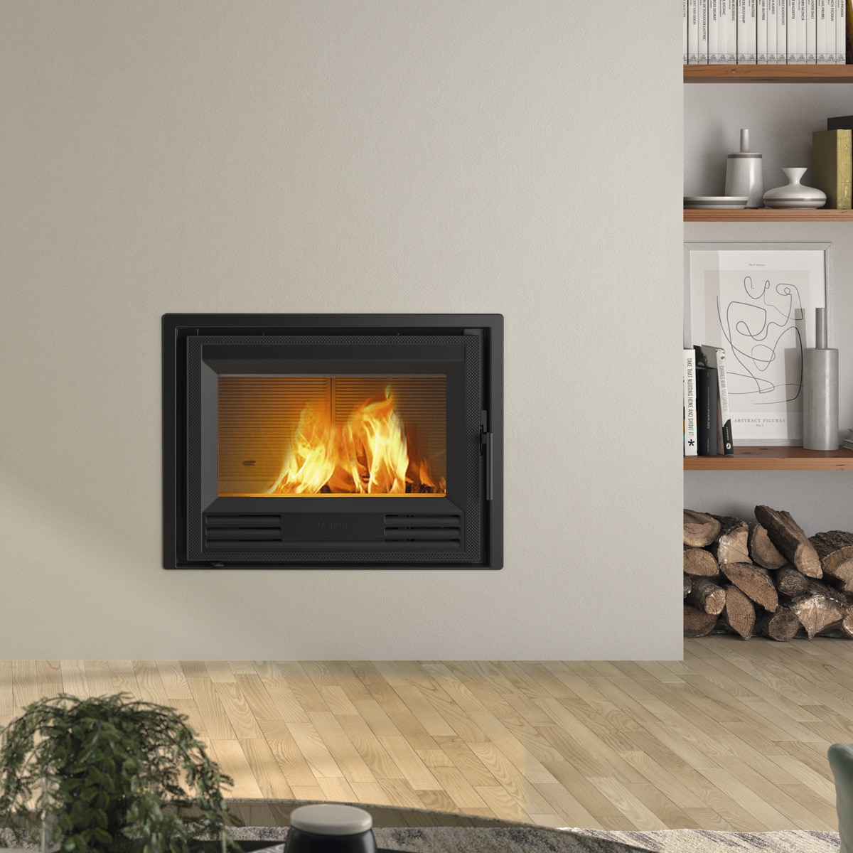 Insertable Leña Compacto C-3/70 N HF Negro-2