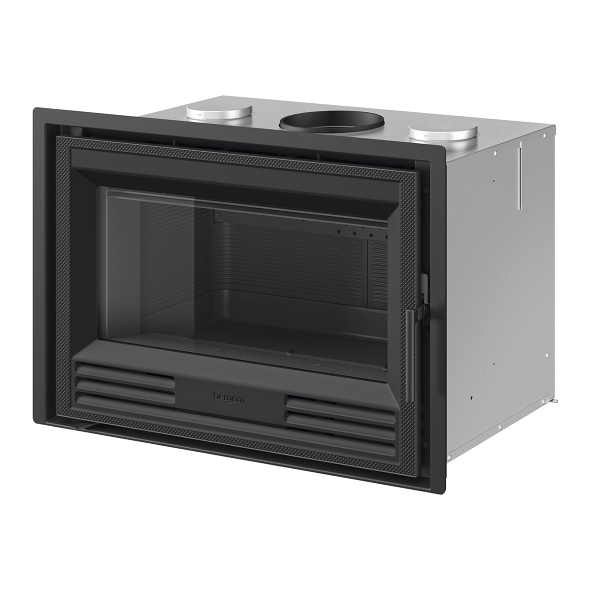 Insertable Leña Compacto C-3/80 N HF Negro-1