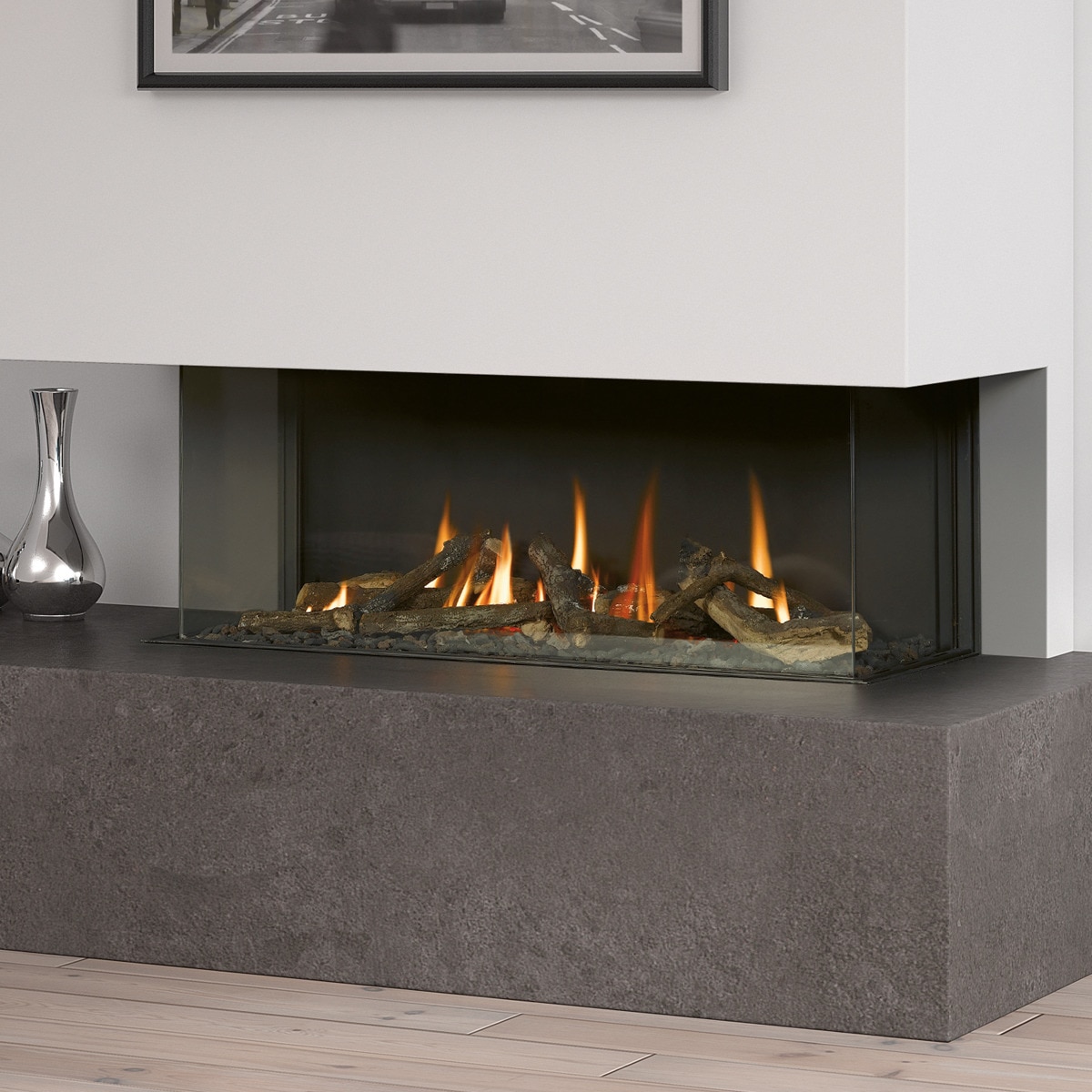 Hogar Gas Natural MG-100/38 TC DQ 3 Caras Madera-2