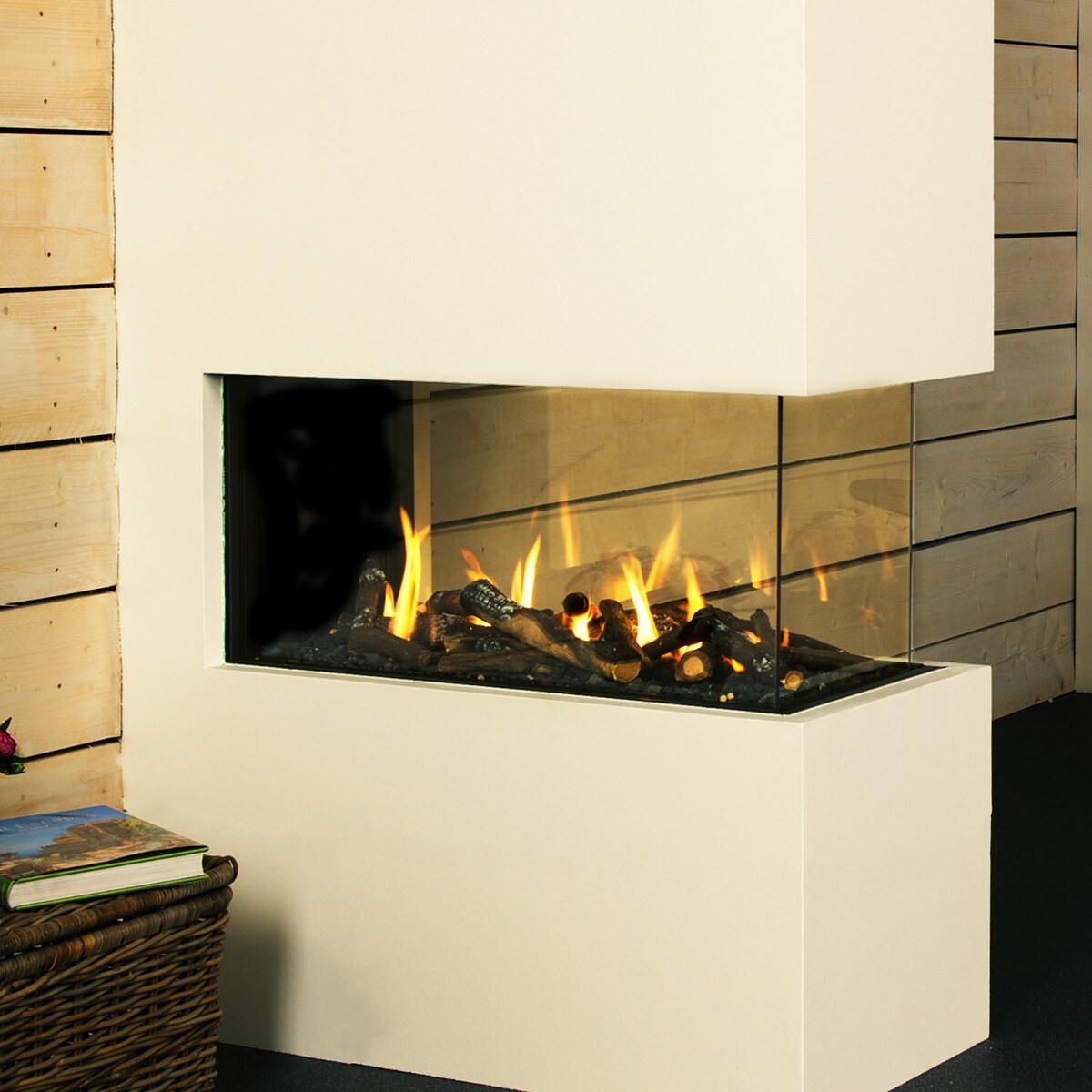 Hogar Gas Natural MG-83-34/40 en U Madera-2
