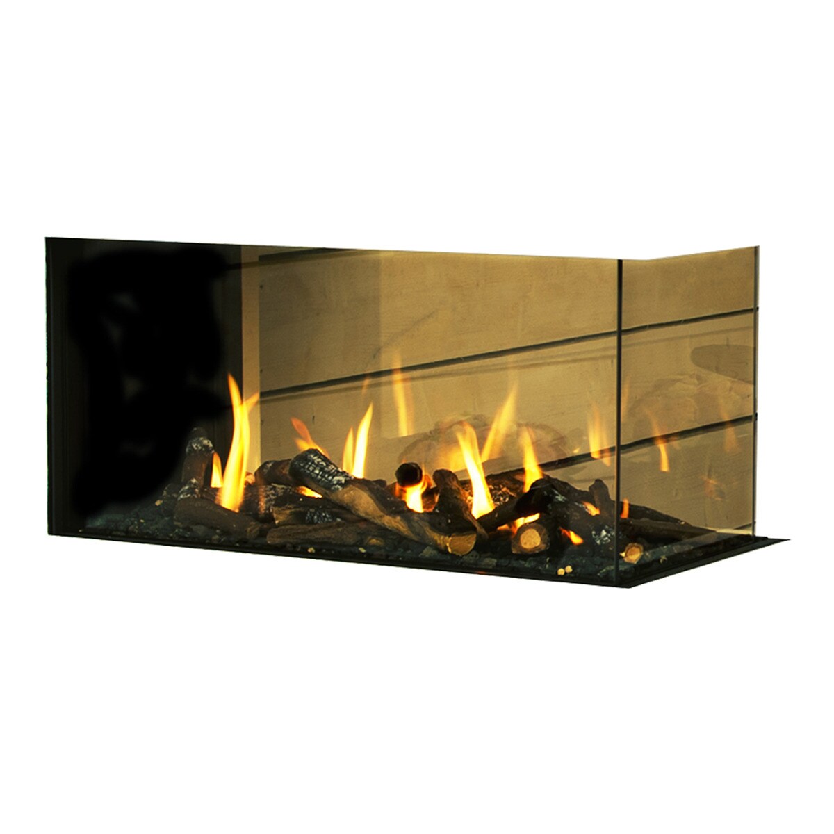 Hogar Gas Natural MG-83-34/40 en U Madera-3