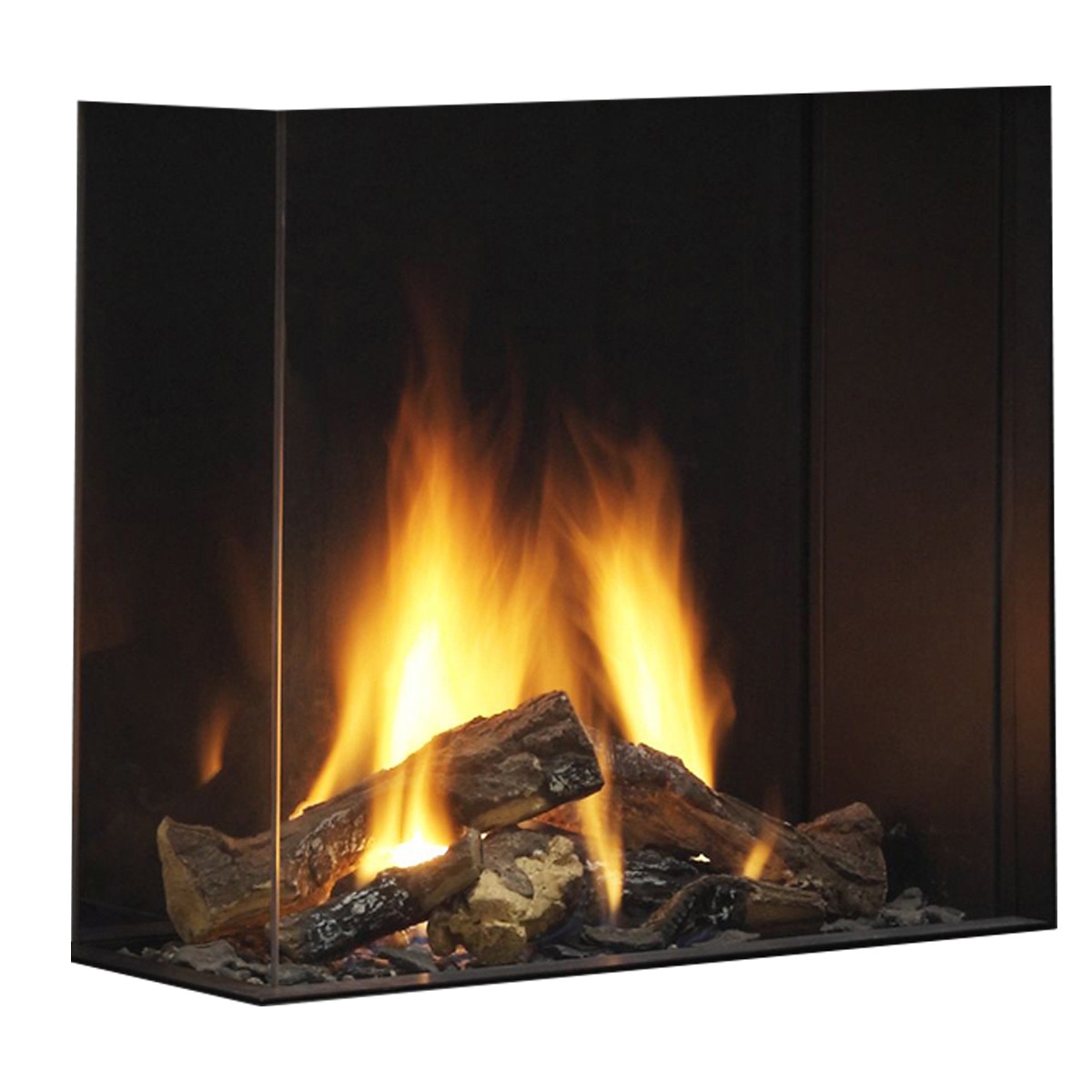 Hogar Gas Natural MG-73/65 en U DQ Madera-3