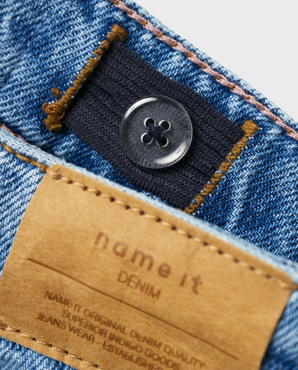 Jeans Straight Azul-5