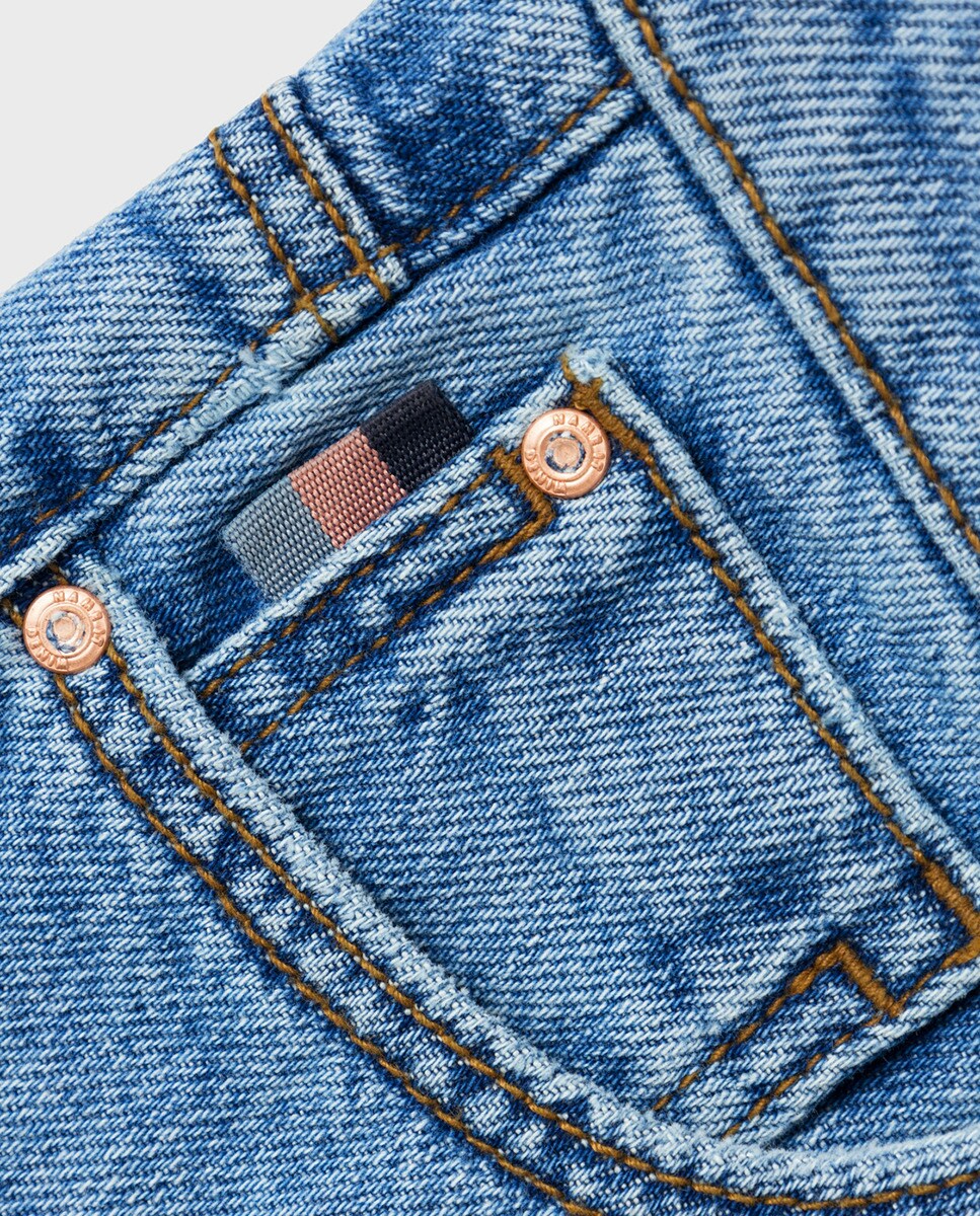 Jeans Straight Azul-6