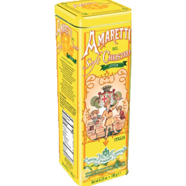 Bolachas Amaretti Soft de Limão lata lata 180 g