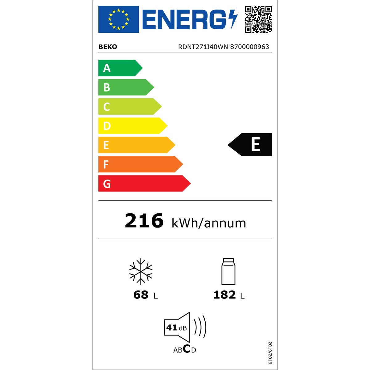 Frigorífico 2 puertas Beko Neo Frost Dual Cooling - RDNT231I40XBN Inox-5