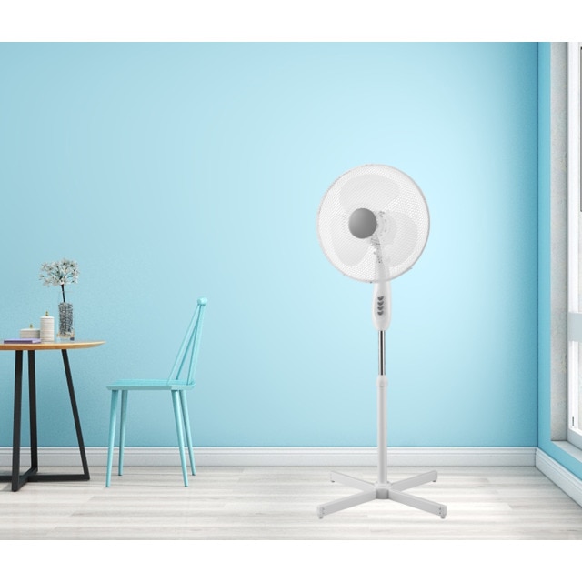 Ventilador de pie El Corte Inglés VP-40N con 3 velocidades Blanco-5