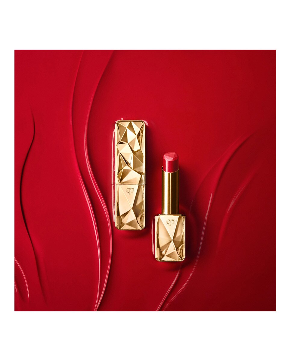 Barra De Labios The Precious Lipstick Clé de Peau Beauté - 2 True Scarlet Diamond 2 True Scarlet Diamond-5