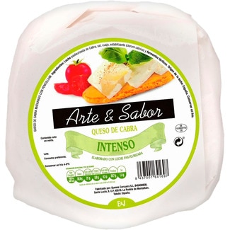 queso de cabra intenso elaborado con leche pasteurizada peso aproximado pieza 2,5 kg madurado con penicilium - Arte Y Sabor