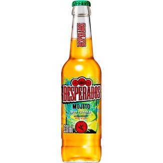 cerveza rubia aromatizada con mojito botella 33 cl - Desperados
