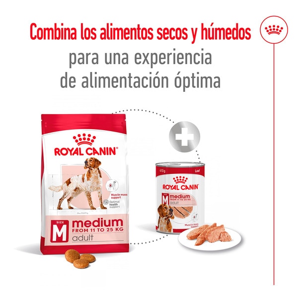 Medium pienso para perros adultos medianos saco 15 kg