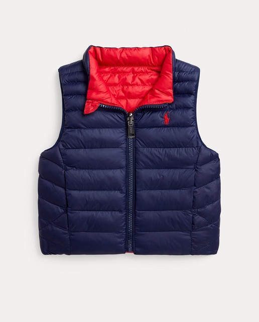 Imagen 0 de Chaleco de bebé niño acolchado revesible