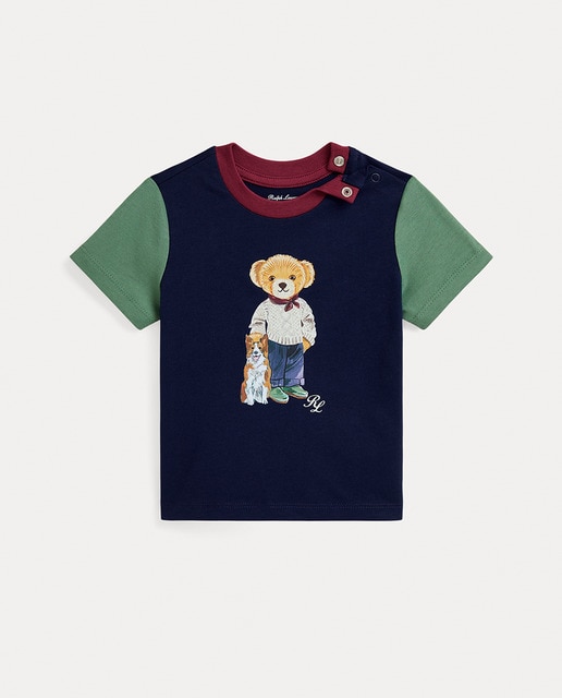 Imagen 0 de Camiseta de bebé niño de algodón con Polo Bear
