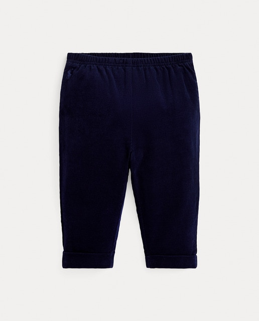 Imagen 0 de Pantalones de bebé niño de pana con caballo bordado