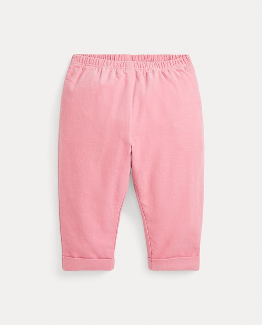 Imagen 0 de Pantalones de bebé niña de pana con caballo bordado