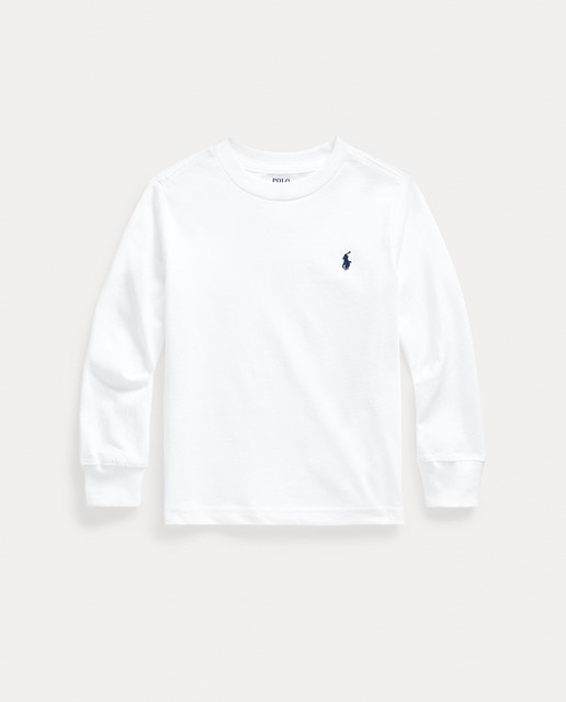 Imagen 0 de Camiseta de niño de algodón en blanco