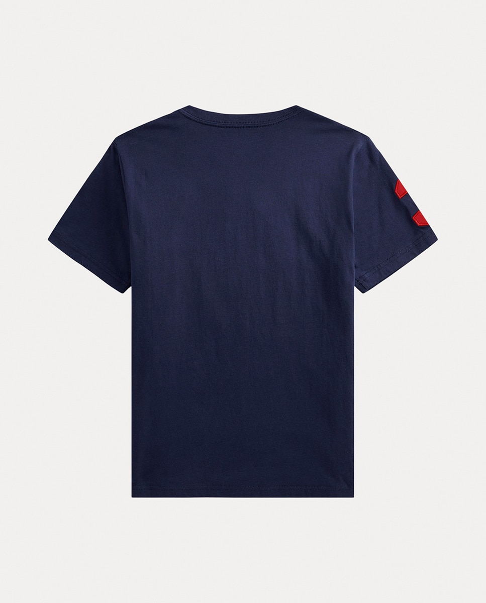 T-shirt de Algodão com Big PP - Azul-Marinho Azul-marinho-2