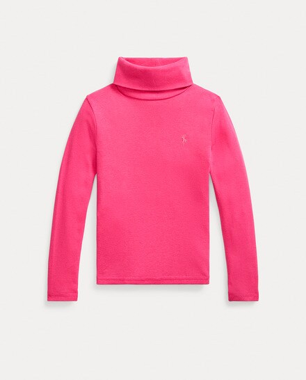 Camiseta de niña de cuello cisne en rosa · Polo Ralph Lauren · El Corte ...