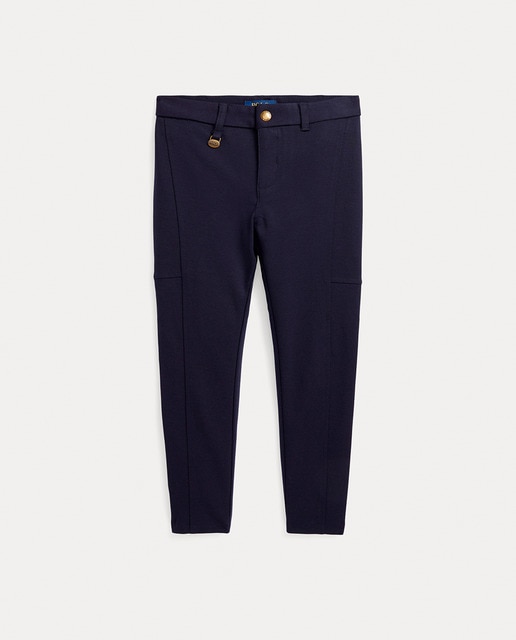 Imagen 0 de Leggins de niña en azul marino elásticos