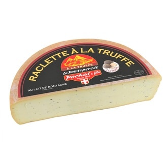 Queijo Raclette com Trufas 1/2 Peso aproximado kg - Pouchat&fils