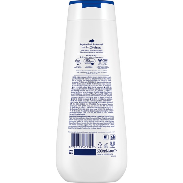 Gel Banho  Adv. Deeply Nourishing embalagem 600 ml