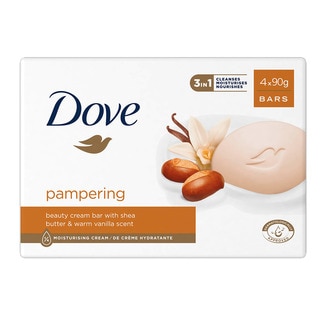 Sabonete Sólido Shea Butter&Vanilla 4x90Gr embalagem 4 unidades - Dove