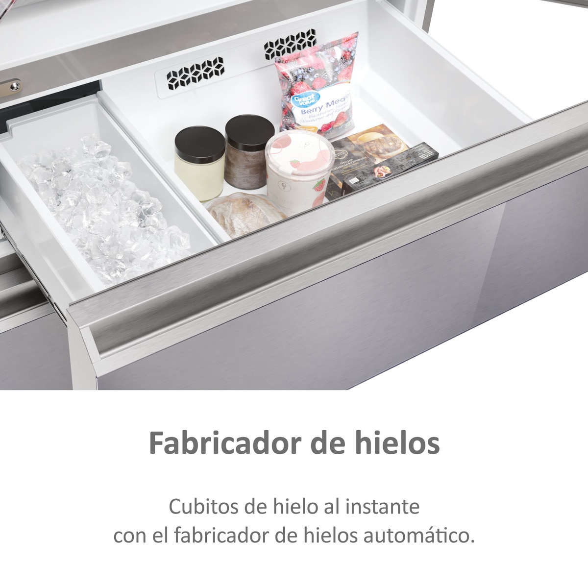 Frigorífico americano Haier, Total no Frost, Motor Inverter,FD 90 Series 7 - HFR79F19EFGK Glass Inox Look-16