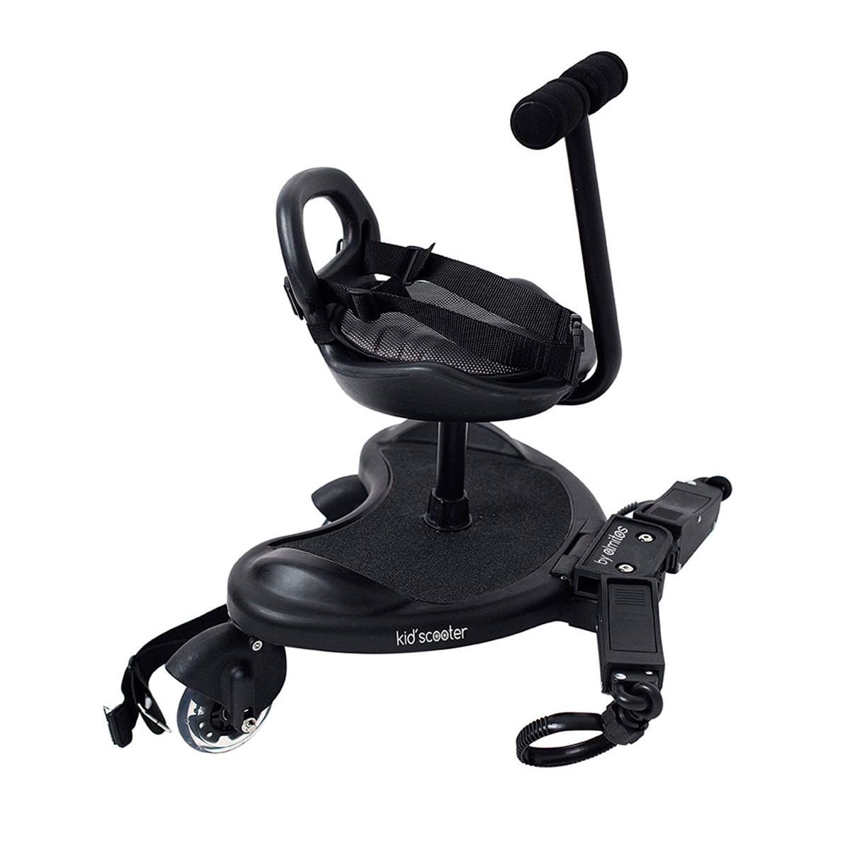 Trotinete para Carrinho de Passeio - Preto Preto-1