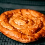 Ensaimada-Gebäck mit Kürbiskonfitüre aus Mallorca Karton 1 Einheit