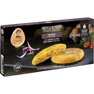 tortilla de patata con cebolla lista en 5 minutos sin gluten envase 360 g - La Cocina De Senen
