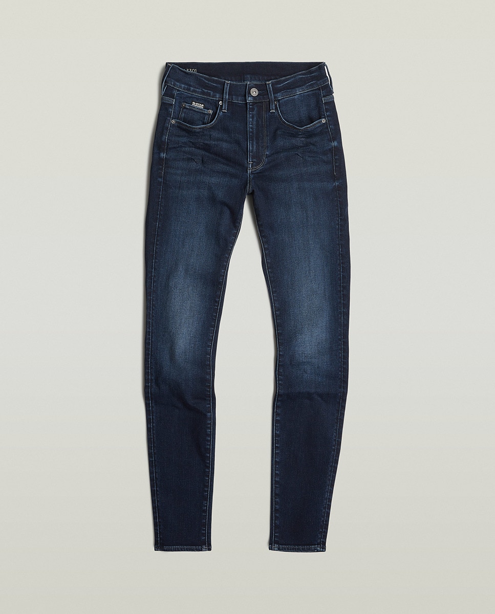 G-STAR 3301 Jeans Skinny Donna - Vita Alta, Denim Elastico, Lavaggi Moderni - Foto 10