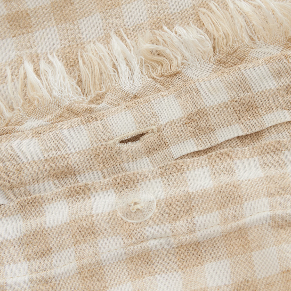 Conjunto de Capa de Edredão em Viscose de Algodão e Linho Albanne Natural-3