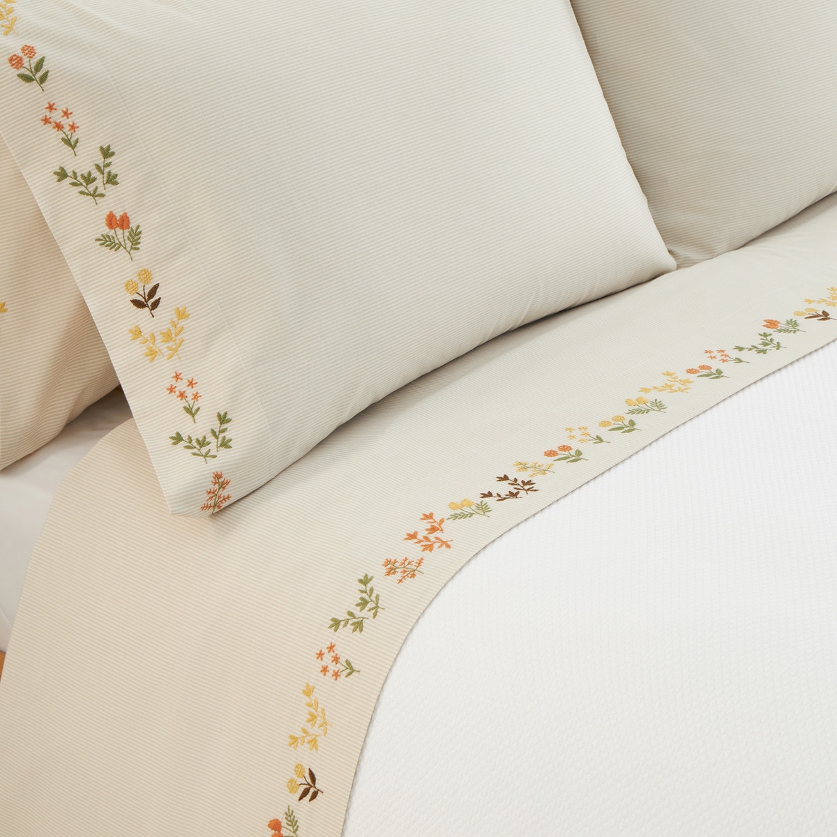 Conjunto de Lençol de Algodão Siena Multicolor-2