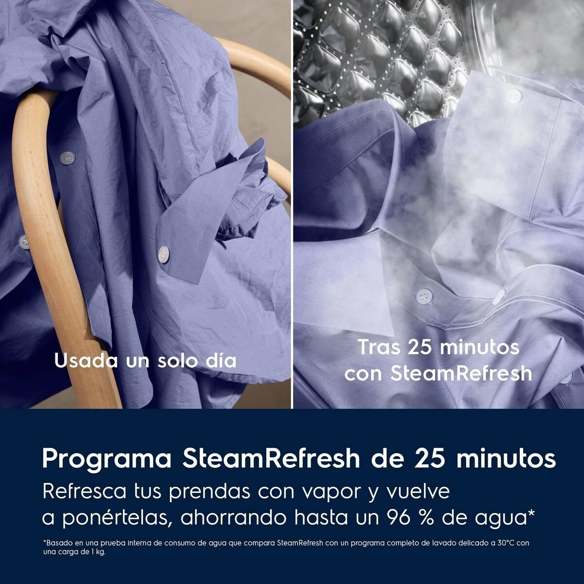 Máquina de Lavar e Secar Roupa Electrolux Série 700 EWI7294M2B SteamCare, DualCare, de 9/5 Kg e de 1400 rpm - Branco Branco-5