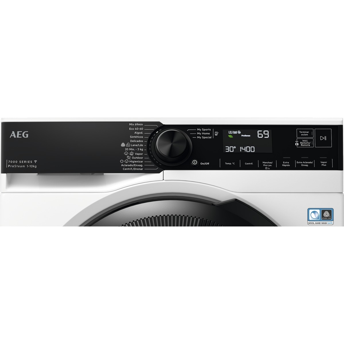 Lavadora AEG 10 kg/ 1.300 rpm, Aqua Control - LFR7314O4C Blanco-2