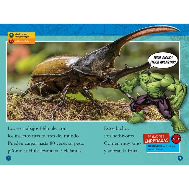 Aprende a leer con National Geographic (Nivel 1) - Spiderman (Capa mole) 2