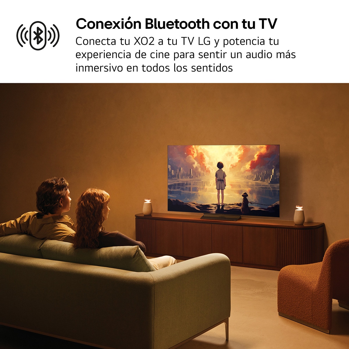 Altavoz portátil LG XBOOM 360 XO2TBE, 20W, 15 Horas autonomía, Iluminación, Resistencia IP55 a polvo y agua Beige-13